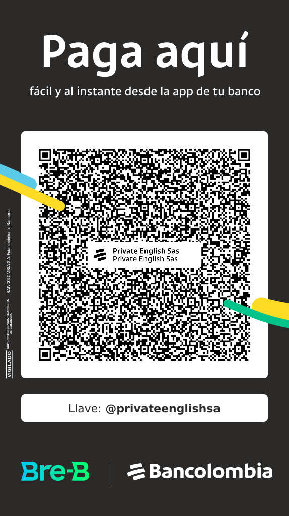 QR Bancolombia de Private English SAS